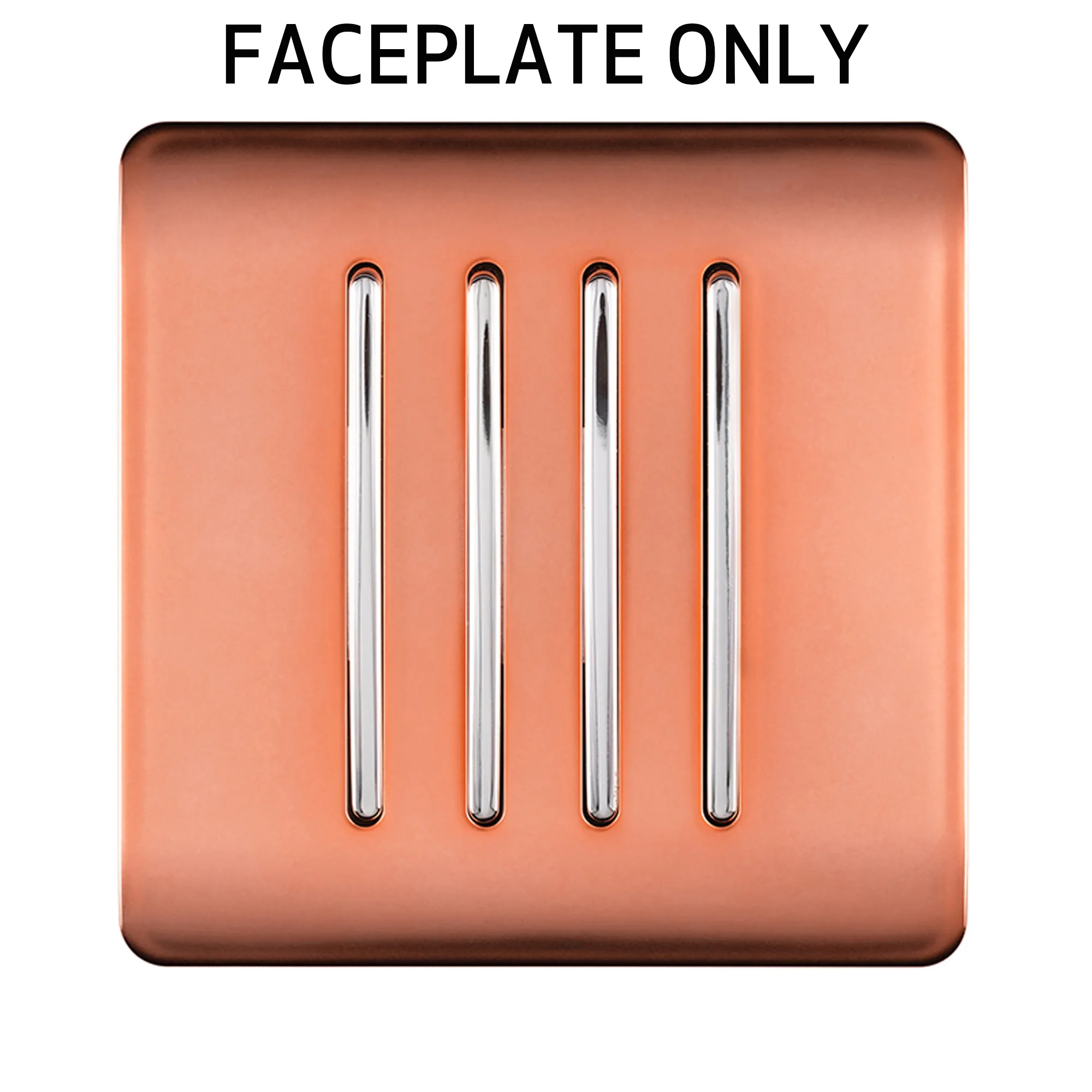 Copper Spare Plate Wiring Accessories Trendi Decorative Screwless